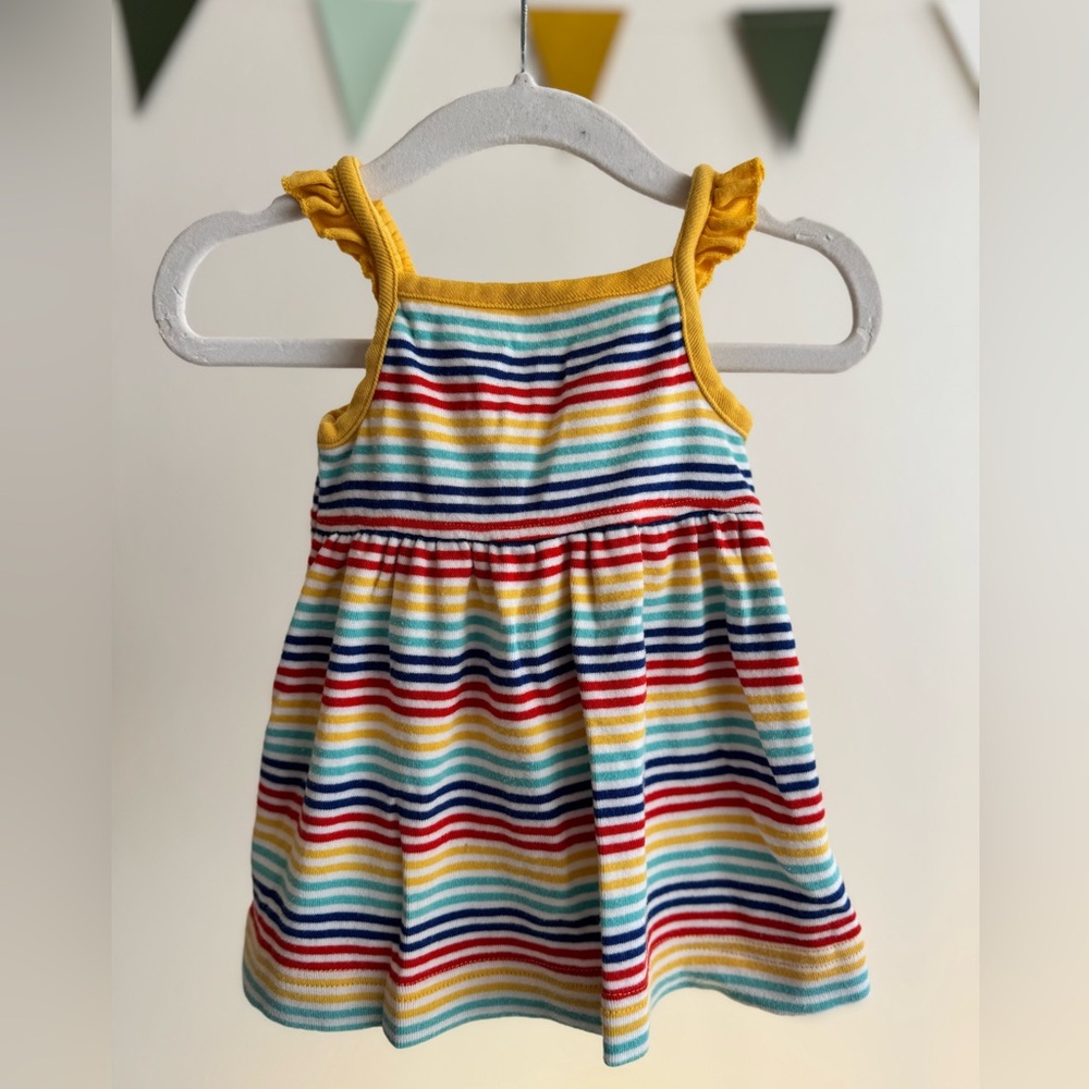 HANNA ANDERSSON | Basics Rainbow Multi Sundress